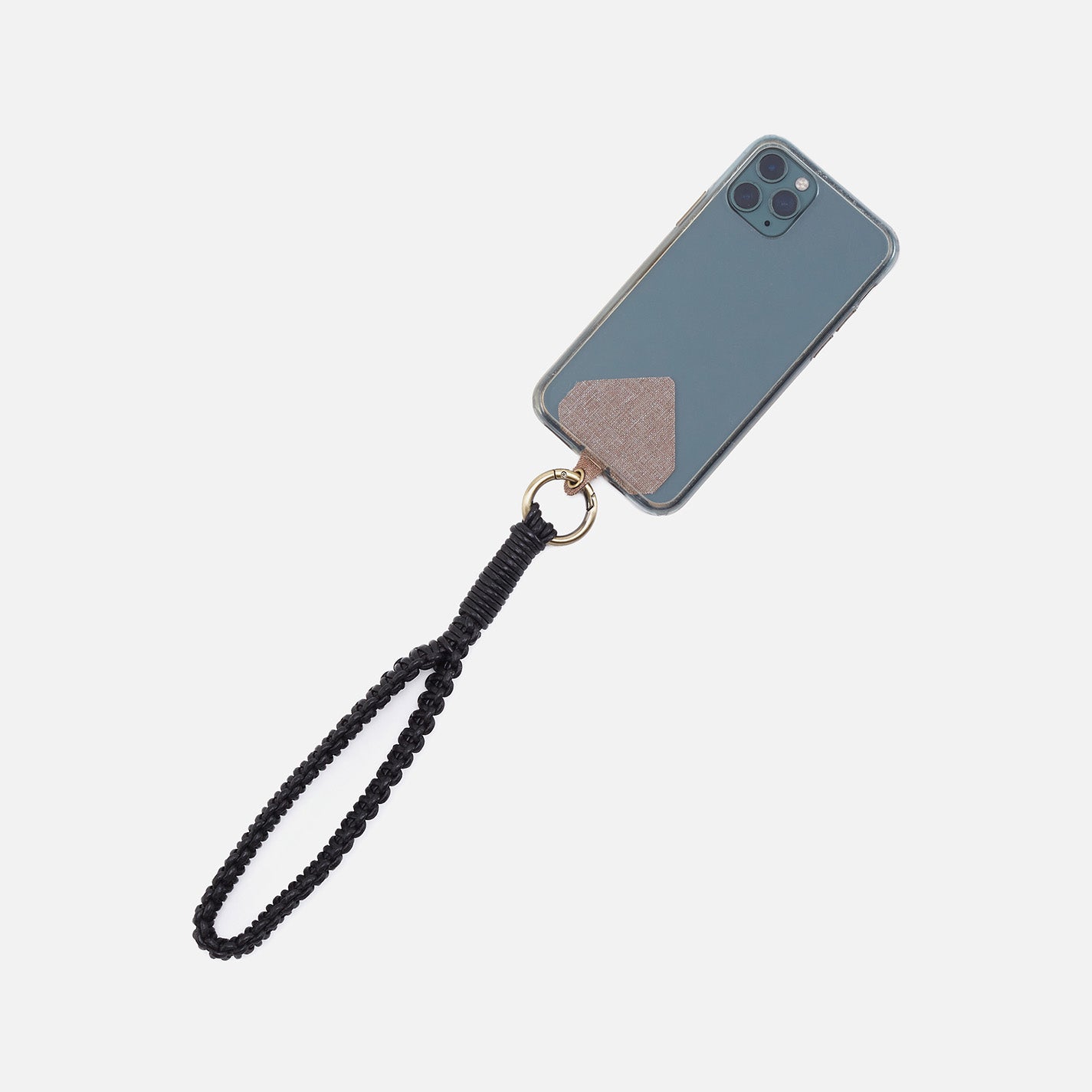 Leather Cord Strap In Coated Leather Cording – Black - HOBO