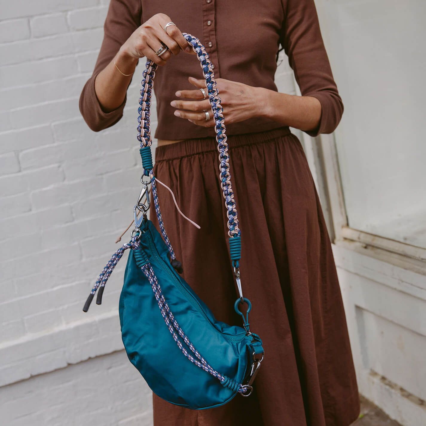 GO-TIME Strap in Poly nylon cording – Teal Multi - HOBO