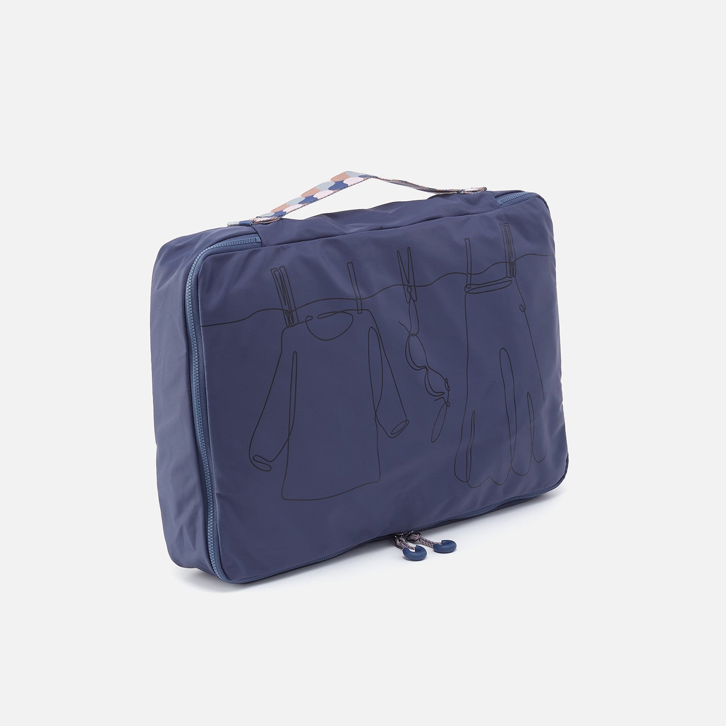 SET TO GO Packing Cube Large in CaRefiber recycled nylon – Ocean - HOBO