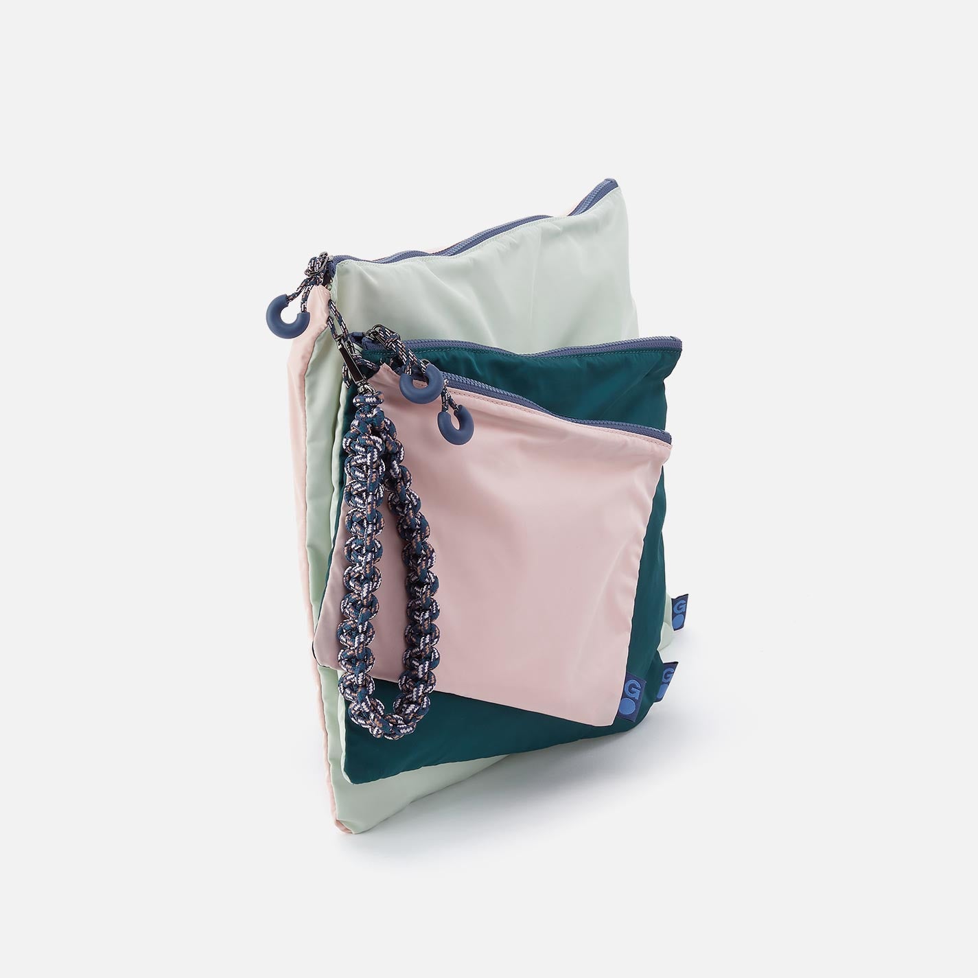TAKE IT EASY Wristlet Set in PackLite Nylon – Mint - HOBO