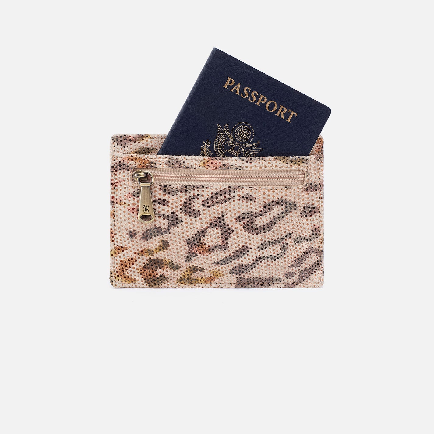 Euro Slide Card Case In Printed Leather – Summer Safari - HOBO