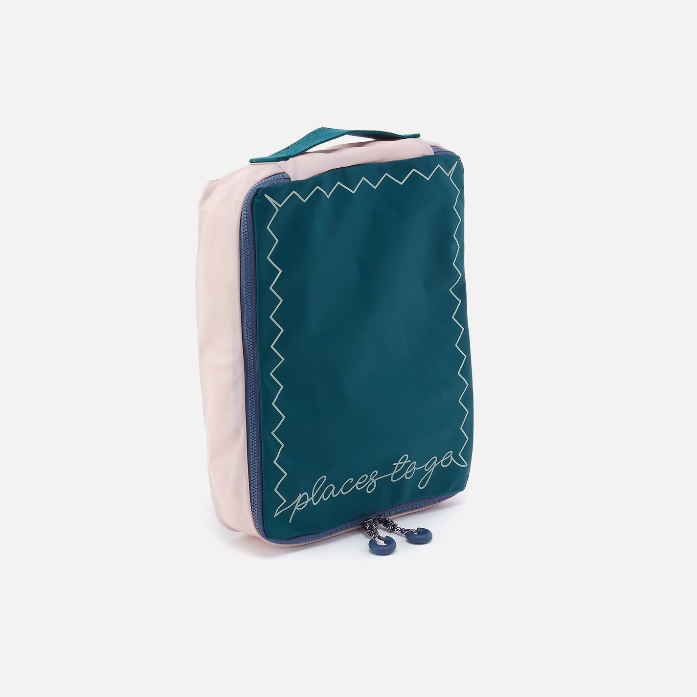 SET TO GO Shoe Packing Cube in CaRefiber recycled nylon – Teal - HOBO