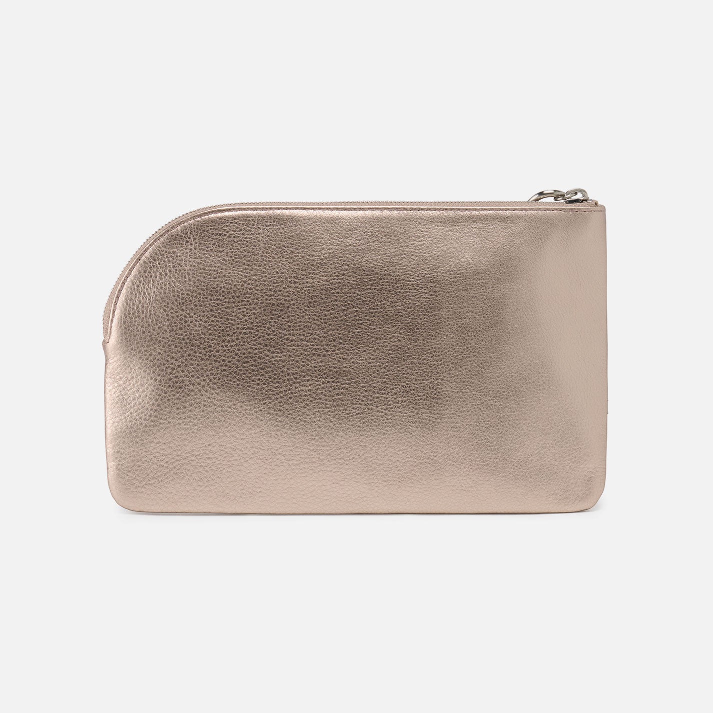 Tabby Wristlet In Metallic Leather – Cameo Quartz - HOBO