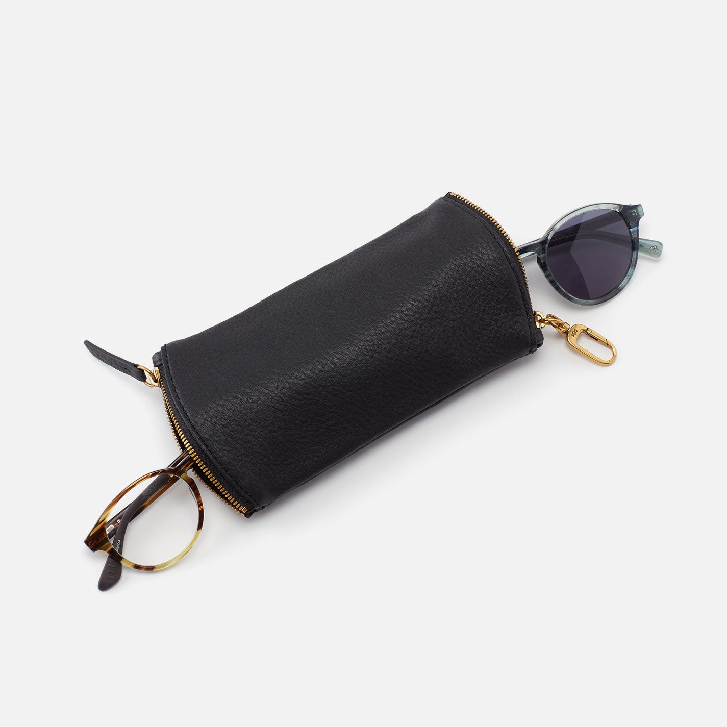 Spark Double Eyeglass Case In Printed Leather – Summer Safari - HOBO