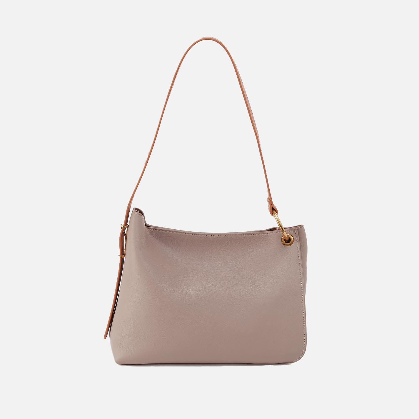 Rayna Shoulder Bag in Double-Faced Leather – Warm Adobe - HOBO