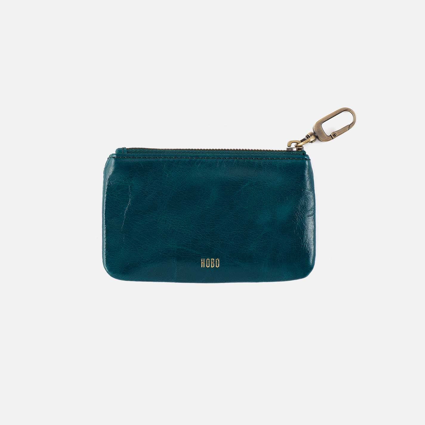 Sentiment Pouch in Polished Leather – Wild Bluegrass - HOBO