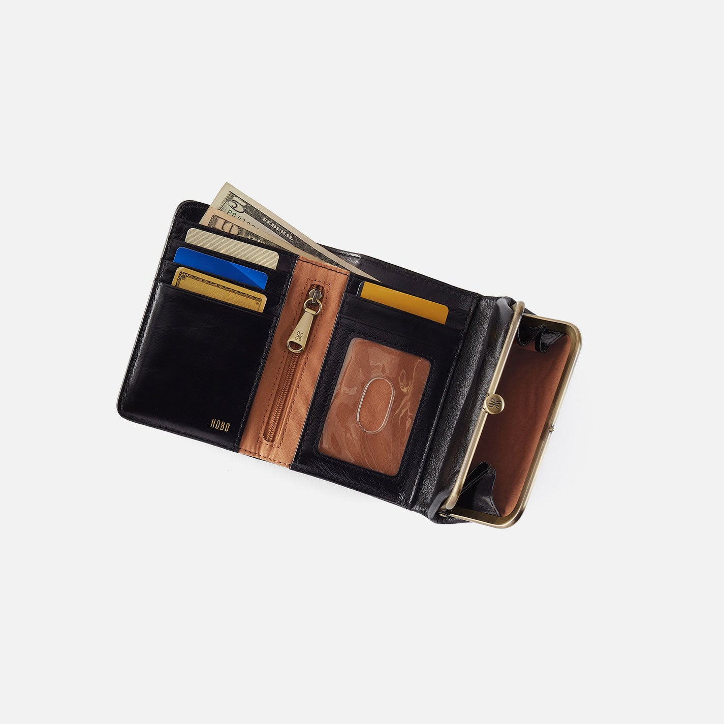 Robin Compact Wallet In Printed Leather – Summer Safari - HOBO