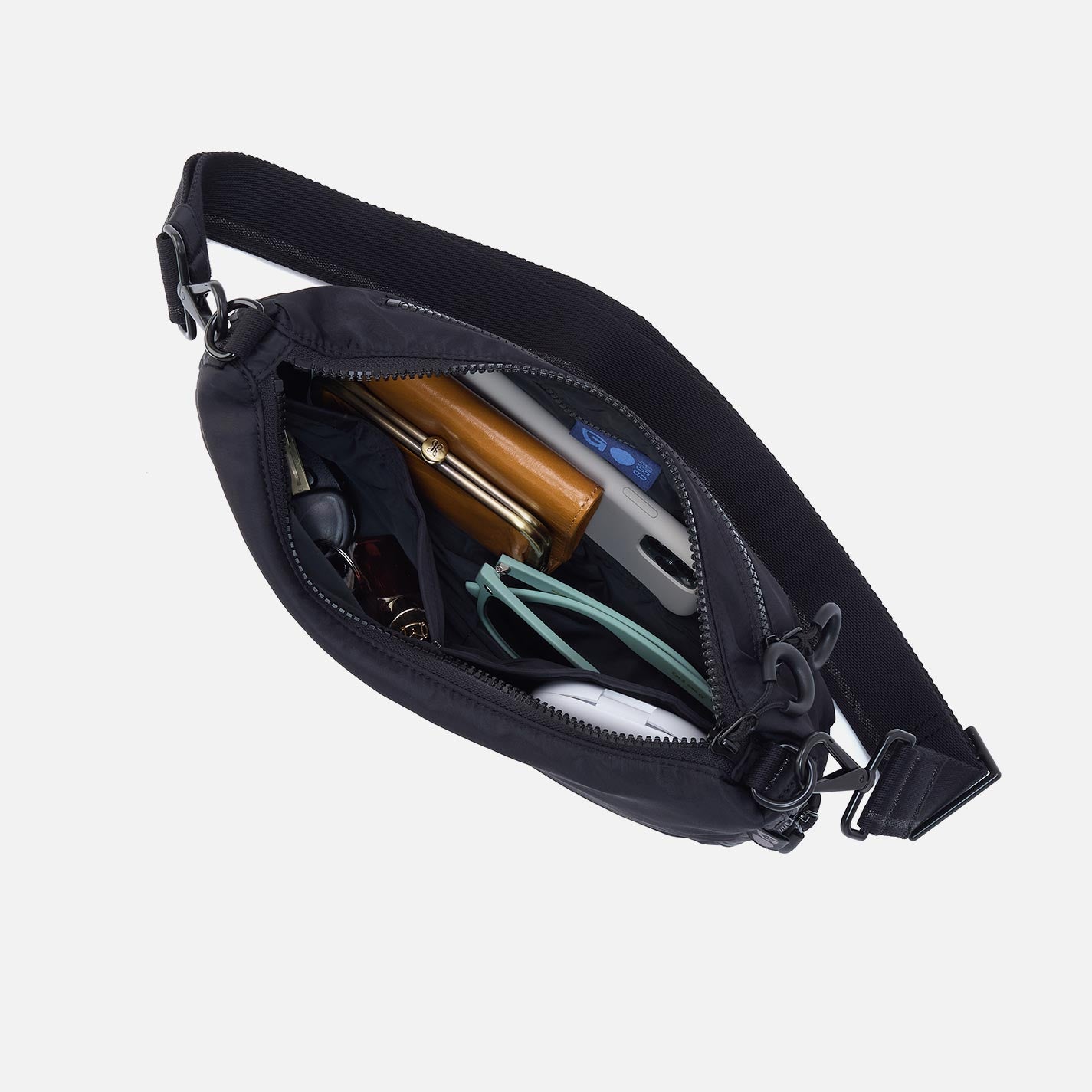 EVERY WEAR Crossbody in CaRefiber recycled nylon – Dune - HOBO